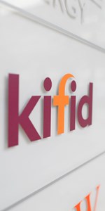 Kifid Logo Buiten Kantoorpand Voor Extern Gebruik